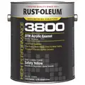 Rust-Oleum Safety Yellow Acrylic Enamel Coating, Gloss Finish, 150 to 270 sq. ft./gal. Coverage, Size: 1 gal.