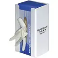 Glove Box Dispenser, White, Sintra Plastic, Holds: (1) Box, 5-13/16" Width