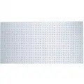 Duraboard Polypropylene Pegboard Panel with 250 lb. Load Capacity, 96"H x 48"W, White, 1 EA
