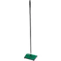 Stick Sweeper, Manual, 7-1/2" Cleaning Path Width, 41" Handle Length, Single Brush