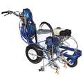 Graco Airless Line Striper: Fuel, 4 Hp, 2 Guns Supported, Second Gun Outlet, 2 in to 12 in