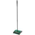 Bissell Commercial Stick Sweeper, Manual, 9-1/2" Cleaning Path Width, 43-1/2" Handle Length, Dual Brush