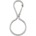 Nite Ize Carabiner Key Clip: Key Holder, 1 5/32 in Ring Size, Silver Texture
