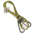 Multicolored Polypropylene Bungee Cord with S-Hooks, Bungee Length: 36 in