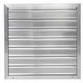 Dayton 36" Backdraft Damper / Wall Shutter, Front Flange, 36-1/2" x 36-1/2" Opening Required