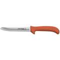 Dexter Russell Deboning Knife: 6 in L, Straight Blade, Stainfree High Carbon, Orange
