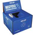 Recyclepak Battery Recycling Kit, Dry Cell Batteries, Prepaid Disposal Included Yes