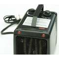 Dayton Portable Electric Heater, Fan Forced, 120VAC, 5118 / 3412 BTU, Black