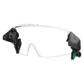 V-Gard Half-Face Spectacle: Clear, Anti-Fog /Anti-Scratch, Polycarbonate, Not Rated for Welding Use