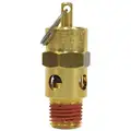 Air Safety Valve: Hard Seat, 1/4 in (M)NPT Inlet (In.), 325 psi Preset Setting (PSI)