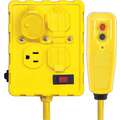 Power First Plug-In GFCI with Cord, 125VAC Voltage Rating, NEMA Plug Configuration: 5-15P, Number of Poles: 2