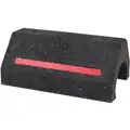 Pipe Support Base: Recycled Rubber, 500 lb Max. Load, 9 3/5 in Lg, 4 in Ht, 6 in Wd
