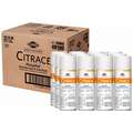 Citrace Germicidal Disinfectant Cleaner, 14 oz. Aerosol Can, Unscented Liquid, Ready to Use, 12 PK