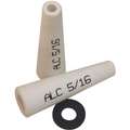 Alc Abrasive Blast Nozzle Kit: 5/16 in Nozzle Inner Dia., 125 cfm Min. CFM @ 80 PSI, Ceramic