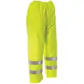 Viking Rain Pants, High Visibility: No, ANSI Class: Class E, Polyester, Polyurethane, 3XL, Yellow\Green