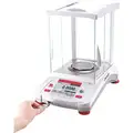 Compact Bench Scale: 120 g Capacity, 0.0001 g Scale Graduations, 3 1/2 in Weighing Surface Dp, g