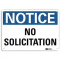 Lyle Notice Sign: Aluminum, Mounting Holes Sign Mounting, 10 in x 14 in Nominal Sign Size, Engineer Grade