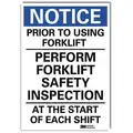 Lyle Notice Sign: Reflective Sheeting, Adhesive Sign Mounting, 14 in x 10 in Nominal Sign Size