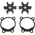 Utility Pump Kit, Compact Flexible Impeller, Includes Two Gaskets, Two Impellers