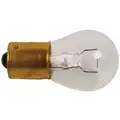 Mini Bulb, Trade Number P21W/P25-1, 21 Watts, S8, Single Contact Bayonet (BA15s), Clear, 12 V