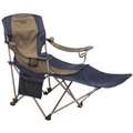49" x 24-1/2" Chair with 300 lb. Weight Capacity; Blue/Gray