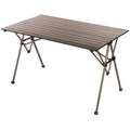 45" x 27" Kwik Set Table with 90 lb. Weight Capacity; Gray/Silver
