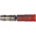 Imperial Nycrimp Male Snap Plug Terminal, Red, 22-18 AWG