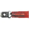 Imperial Nycrimp Male Quick Disconnect Terminal, Red, 22-18 AWG