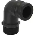 Cam and Groove Adapter: 2 in Coupling Size, 2 in Hose Fitting Size, 2 in -11-1/2 Thread Size, EPDM