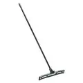 Skilcraft 24" W Curved Foam Rubber Floor Squeegee With Handle, Black/Silver