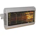 Electric Infrared Heater, Indoor, Outdoor, Wall/Ceiling Suspended, Voltage 120, Watts 1500