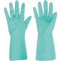 Mapa Cleanroom Gloves: Powder-Free, ( 6 ), Extended Cuff, Full, Green, 13 in L, 72 PK