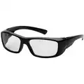Pyramex Safety Reading Glasses: Anti-Scratch, No Foam Lining, Wraparound Frame, Full-Frame, +1.50
