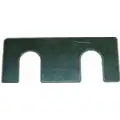 Zinc Plated Double Slot Shim; 1/8" Thickness