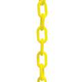 Mr. Chain Plastic Chain: Outdoor or Indoor, 2 in Size, 100 ft Lg, Yellow, Polyethylene