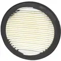 Pleated Filter: Paper, 1.37 in Overall Ht, 3 in Inside Dia, 4 in Outside Dia