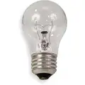 40 Watts Incandescent Lamp, A15, Medium Screw (E26), 415 Lumens, 2600K Bulb Color Temp., 1 EA