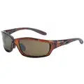 Crossfire Scratch-Resistant Safety Glasses , Brown Lens Color