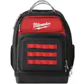 Milwaukee Ballistic Nylon, General Purpose, Tool Backpack, Number of Pockets 48, 18"Overall Width