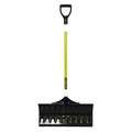 Snow Pusher, Polycarbonate Blade Material, 24" Blade Width, 10-3/4" Blade Height