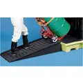 Polyethylene Spill Platform Ramp; 1000 lb. Load Capacity, 67-7/8" L, Black