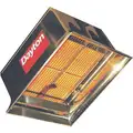 Commercial Infrared Heater, LP, BtuH Input 60,000, 1/2" NPT, 120 VAC