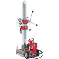 Milwaukee Coring Rig without Motor: 120 VAC, 1-1/4" Capacity (Concrete), Variable Speed, 4.8 hp