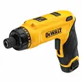 Dewalt Screwdriver Kit: 1/4 in Hex Drive Size, 430 RPM Free Speed, (1) Bare Tool, (1) Battery, (1) Charger