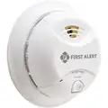 First Alert 5-39/64" Smoke Alarm with 85dB @ 10 ft. Audible Alert; 9V