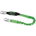 Stretchable Shock-Absorbing Lanyard, Number of Legs: 1, Working Length: 4 ft. to 6 ft.