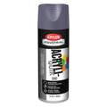 Krylon Industrial Spray Primer: Platinum, Flat, 12 oz Net Wt, 15 to 20 sq ft Coverage