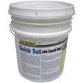Quick Set Gray Concrete Patch and Repair, 50 lb. Pail, Coverage: 12.5 sq. ft. @ 1/2"