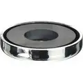 Encased Round Base Magnet, 25 lb. Max. Pull, 0.315" Thickness