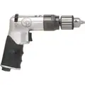 Chicago Pneumatic 0.5 HP General Duty Keyed Air Drill, Pistol Style, 3/8" Chuck Size